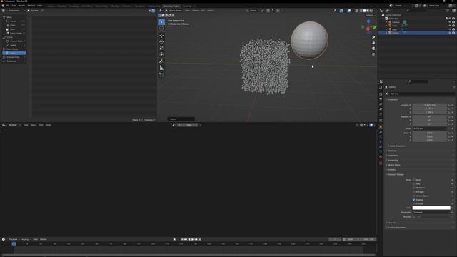 Destruction Effect in Blender using Geometry Nodes and Simulation Nodes смотреть онлайн