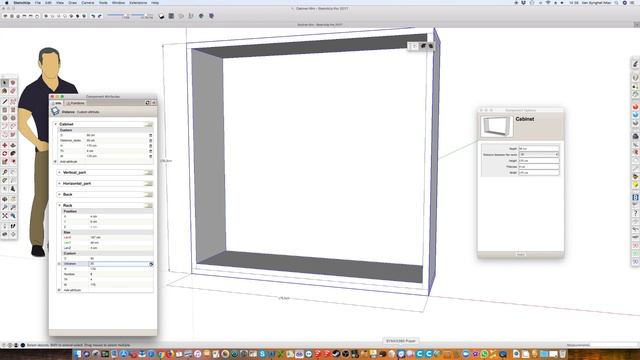 SketchUp dynamic component cabinet смотреть онлайн