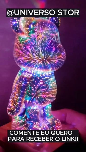luminária led de urso 7 cores смотреть онлайн