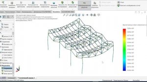 Односкатные навесы расчет и проектирование в Solidworks simulation