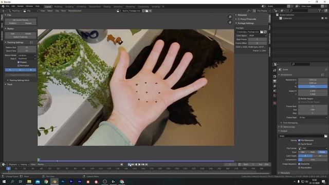 Hologram Hand Motion Tracking in Blender 3D EEVEE смотреть онлайн