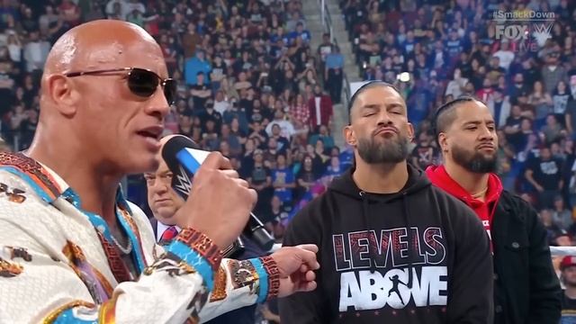Roman Reigns Asks The Rock to Acknowledge Him | WWE SmackDown Highlights 3/1/24 | WWE on USA смотреть онлайн