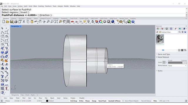 New in Rhino 8 PushPull and Inset смотреть онлайн