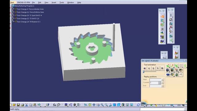 CAM_CNC Catia V5R19 смотреть онлайн