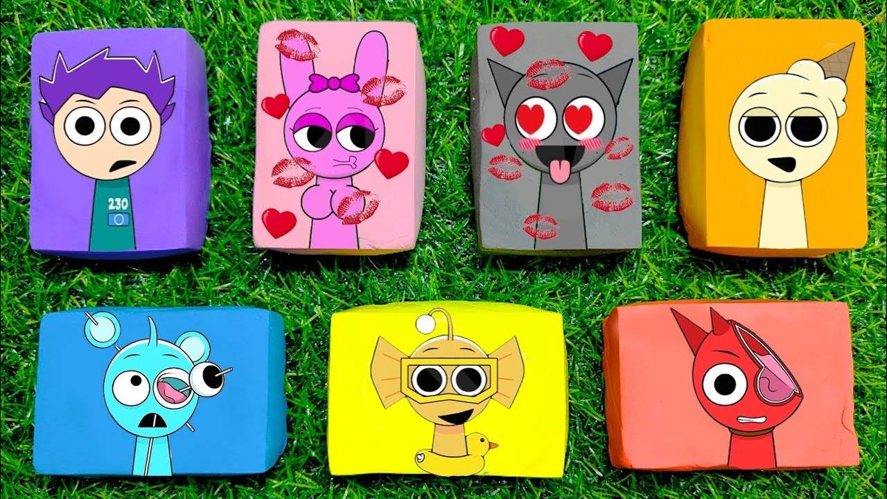 Кубики-спрунки! УГАДАЙТЕ, какой персонаж-спунки выйдет из кубиков. Фаза 2 Розовый и серый смотреть онлайн