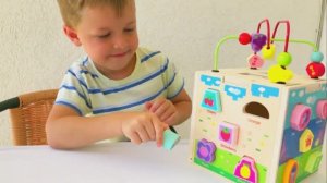 Учим геометрические фигуры | Геометрия для малышей | Лучшие развивающие игрушки для детей