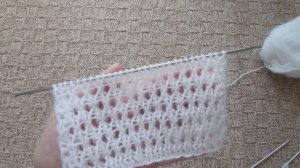 Потрясаще красивый ажурный узор. Легко и просто.