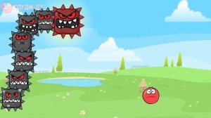 Мультик Red Ball 4 "Все части". Анимация Игра - Красный Шар ОЗВУЧКА несносный шарик от Спуди !