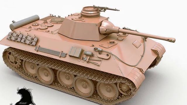3D Model VK 1602 Leopard Type 1 at 3DExport.com смотреть онлайн