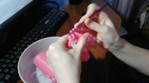 Вяжу мочалку