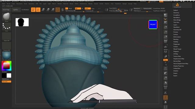 Live Sculpting #zbrush #hindu #god #zbrushsculpting #3dmodeling #ganesha смотреть онлайн