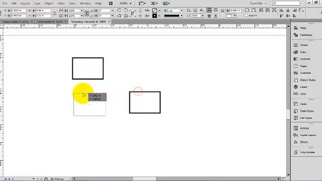 Draw Object, Rotate, Rounded Corner and Other Properties in Indesign. смотреть онлайн