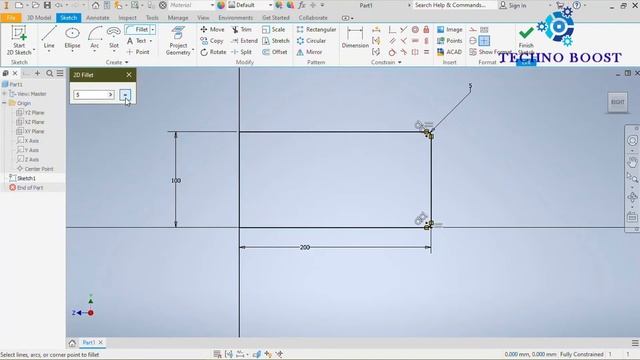 #5 - Inventor Beginner Tutorial : Sketch Commands (Rectangle, Polygon, Slots, Fillet, Chamfer) смотреть онлайн