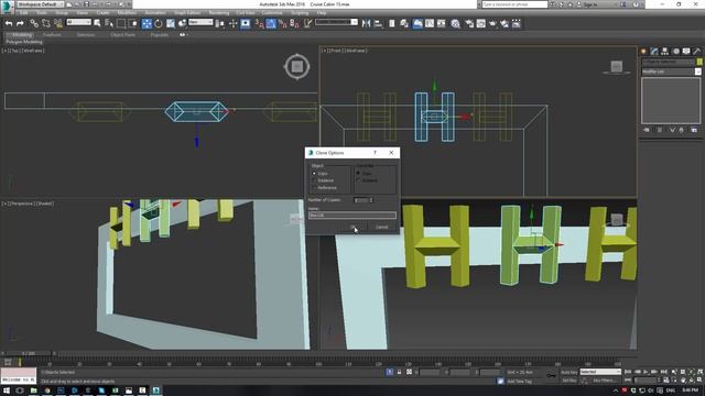 3ds Max Tutorial - Cruise Cabin 14 - TV and Mirror смотреть онлайн