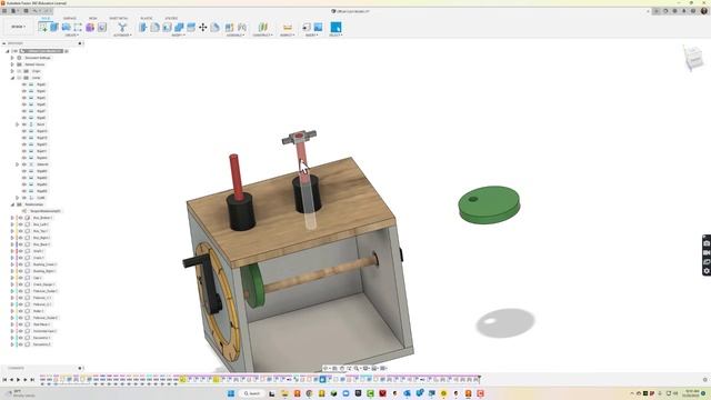 Creating Multiple Motion Types in Fusion 360 with Cylindrical Joints and Motion Links смотреть онлайн
