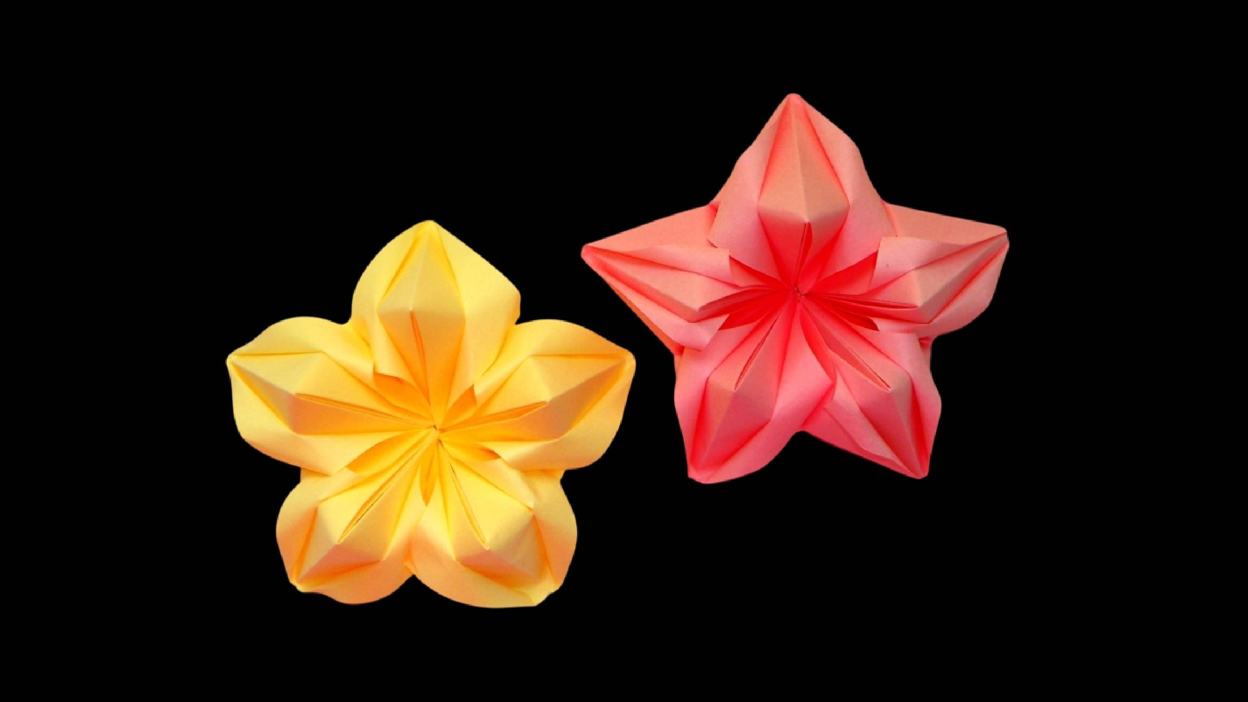 Оригами Цветы Подарок маме на 8 марта из бумаги смотреть онлайн