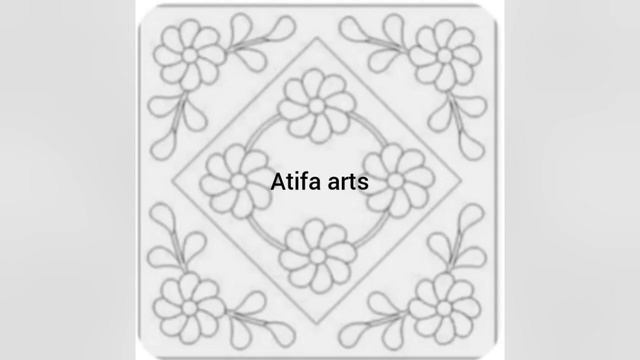 Table Cloth Design// New Latest Table Cover Drawing 🌺🌺😍😍 смотреть онлайн