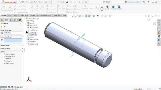 Solidworks Tutorial Steam engine Part 6 смотреть онлайн