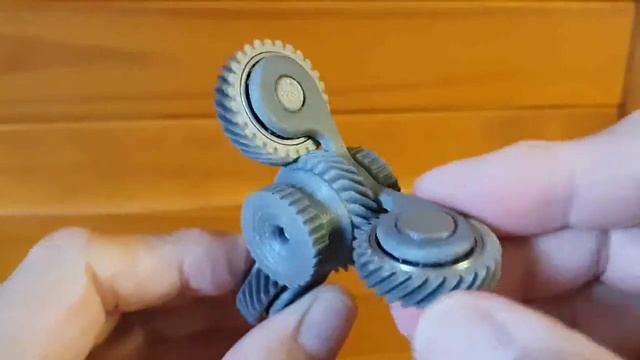 Printed 3D - spinner helical gear смотреть онлайн