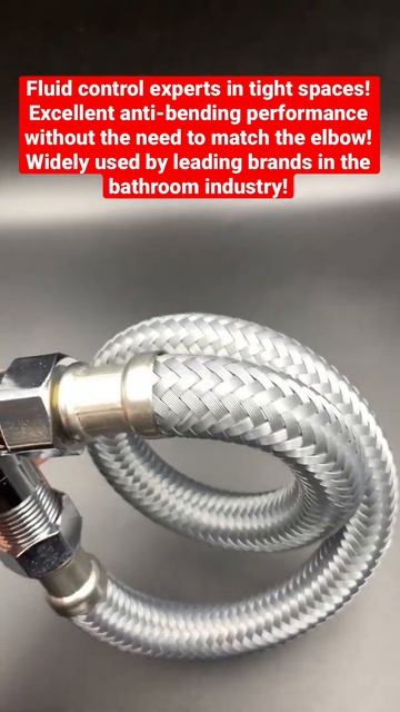 Flexible toilet braided hose, Toilet connector water supply line,China Factory Manufacturer Supplie смотреть онлайн