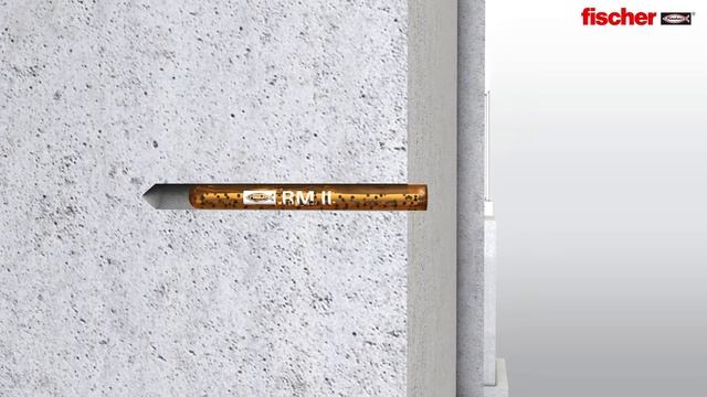 fischer Resin capsule RM II | The bonded anchor for cracked concrete without drill hole cleaning смотреть онлайн