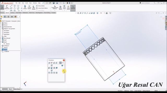 SolidWorks Tutorial - Honey Comb Pencil Box смотреть онлайн