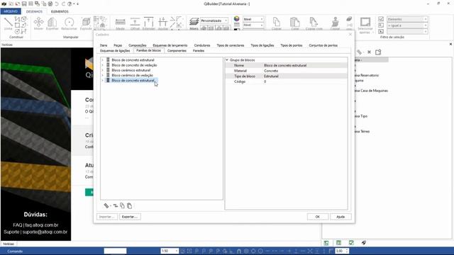 QiAlvenaria - Edição de blocos do cadastro смотреть онлайн