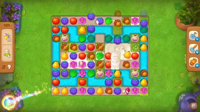 Gardenscapes Level 424 | No Boosters смотреть онлайн