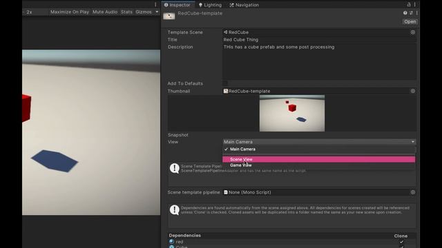 Unity Scene Templates - Preview for feedback смотреть онлайн