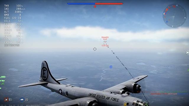 War Thunder B-29 Realistic Battles, Team win and EPIC FAIL смотреть онлайн