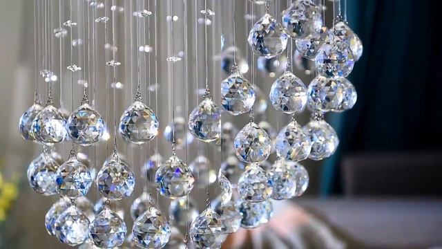 Crystal Raindrop Chandelier Lighting Flush mount LED Ceiling Light Fixture Pendant Lamp смотреть онлайн