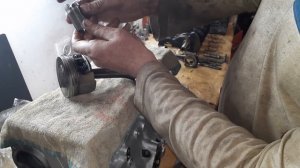 tu5jp4 как ничего не повредив выпрессовать палец из шатуна.