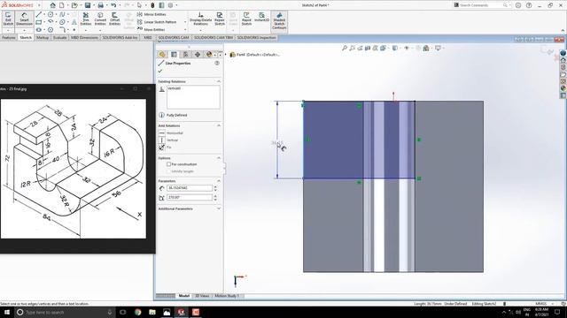 SolidWorks Tutorial For Beginners | Part Modeling Exercise - 25 смотреть онлайн