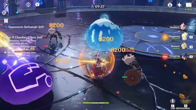 Genshin Impact - Noelle Solo DPS Abyssal 10 vs 11 Gameplay Damage Test - C6 S Tier смотреть онлайн