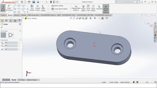 SOLIDWORKS 2020 | Exercise # 9 смотреть онлайн