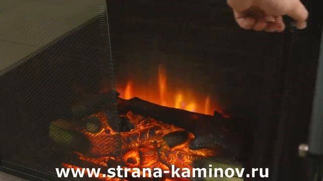 Электрический очаг Leeds 33 DDW - strana-kaminov.ru смотреть онлайн