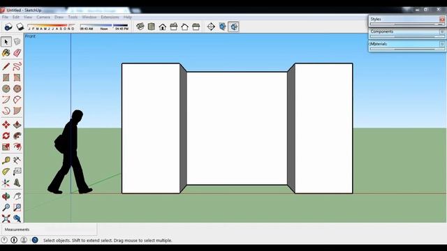SketchUp - การตั้งค่าความหนาเส้น Line смотреть онлайн