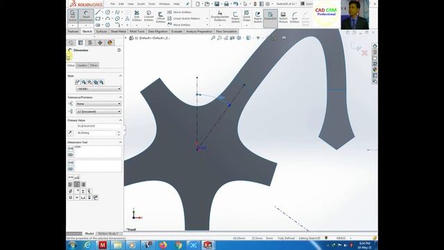 Solidworks tutorial|| Complex Interlinked Stars Geometry in Solidworks + rendering by keyshot смотреть онлайн