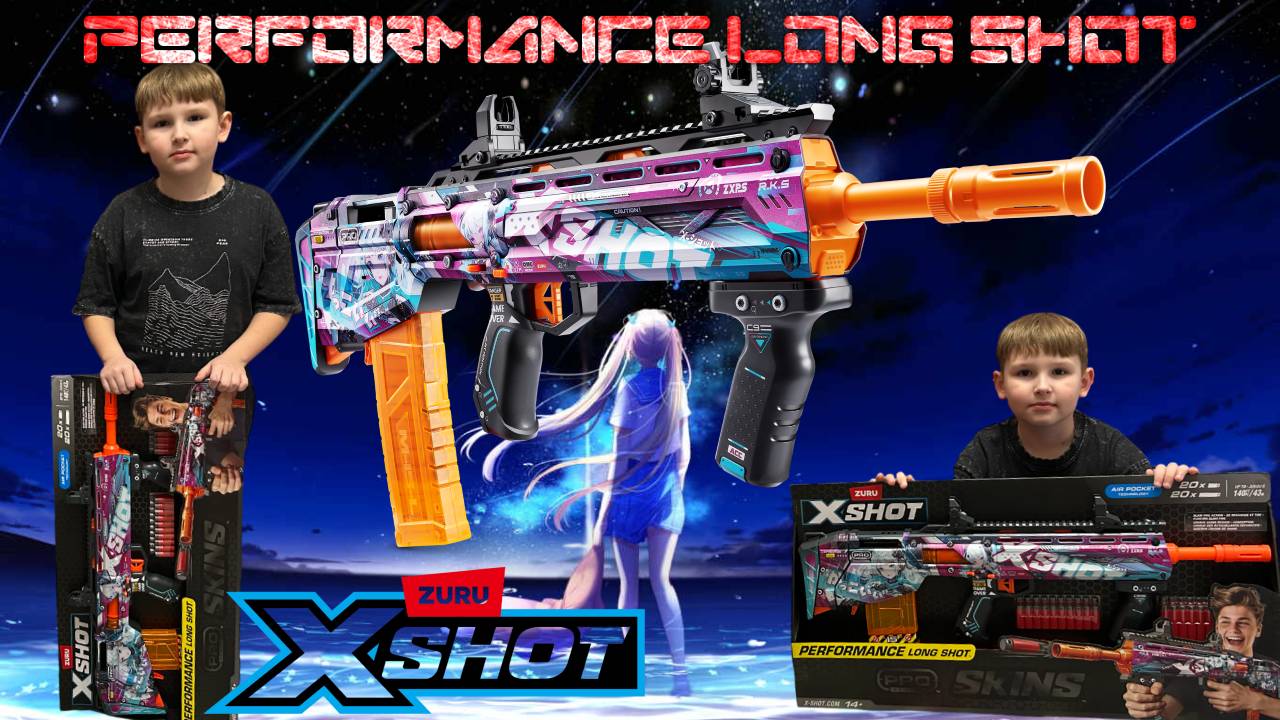 Бластер X-Shot Pro Anime Sinister. Красивая и классная игрушка смотреть онлайн