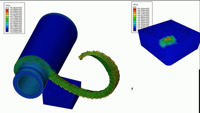 Abaqus CAE turning of steel 20NiCrMo5 1 смотреть онлайн