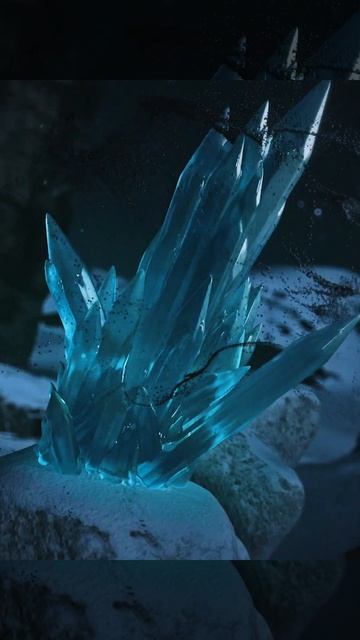 An incredible crystal #cinema4d #aftereffect#snow#winter#crystal смотреть онлайн