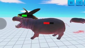 ОГРОМНЫЙ ОРЕЛ ОТКРЫЛ ОХОТУ НА ЖИВОТНЫХ 🔥😱 Animal Revolt Battle Simulator