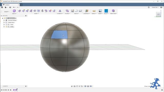 Fusion360 - Tools 9 - Mirror/Symmetry - Sculpting Environment смотреть онлайн