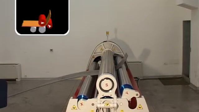 MCA2013 - валковый гибочный станок (вальцы) Promau DAVI, изготовление обечайки Oval 2 смотреть онлайн