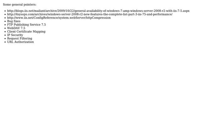 DevOps & SysAdmins: What differences are between IIS 7.0 and IIS 7.5? (2 Solutions!!) смотреть онлайн