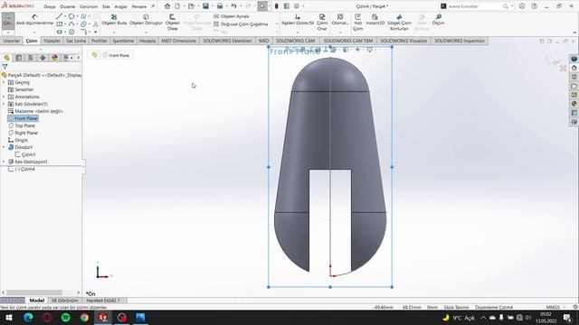 SOLİDWORKS MODEL MANİA 2016 ÇİZİMİ смотреть онлайн