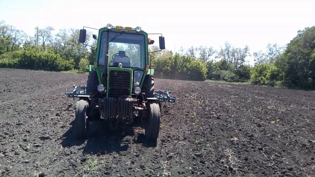 Передпосівна культивація МТЗ80.1+КПС4 навісний смотреть онлайн
