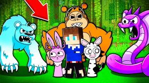 СПРАНКИ СТАЛИ ЖИВОТНЫМИ В МАЙНКРАФТ 😱 НОВЫЙ МОД SPRUNKI МУЛЬТИК