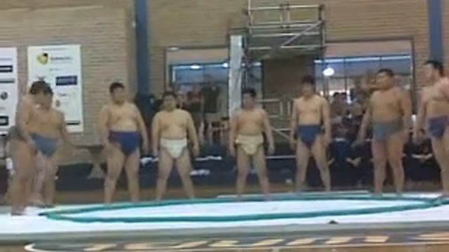 Sumo demonstration by Nittai Dai смотреть онлайн