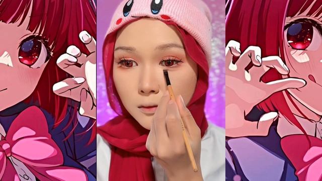 Anime makeup tutorial. Arima kana makeup cosplay titorial смотреть онлайн